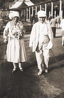Leoš Janáček and Kamila Stösslová 143 walking in Luhačovice (1927) © Moravian Museum